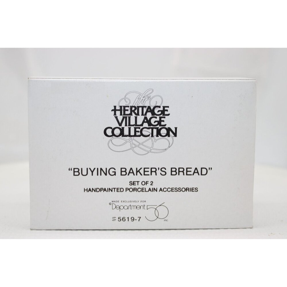 Dept 56 Alpine Village - Buying Bakers Bread